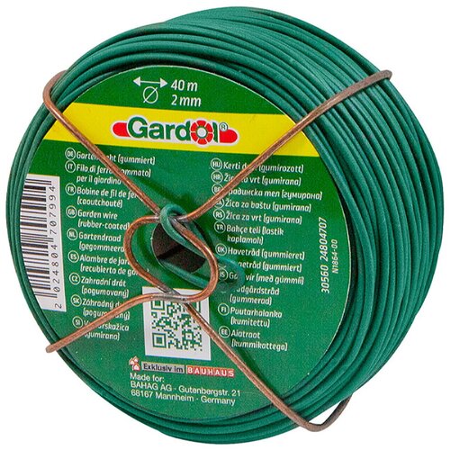 GARDOL vrtna žica (40 m, 2 mm, gumirana, zelena) Cene