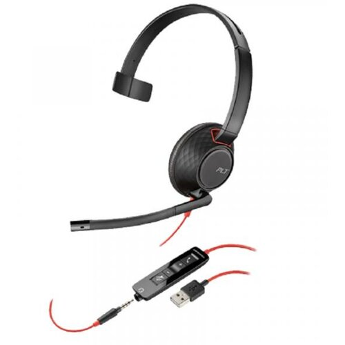 Plantronics Blackwire C5210 (Crna) 207577 01 žične slušalice Cene
