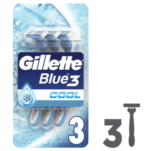 Gillette Blue3 Cool britvice za jednokratnu upotrebu 3 kom Cijene