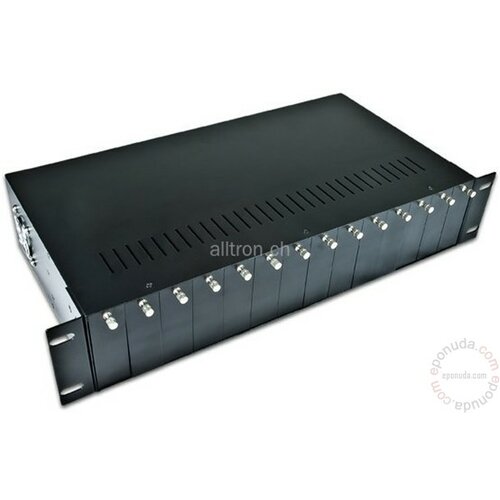 Lightwin LWC CHASSIS 14, 19 14 slot media converter chassis for converter, with dual power supply, unmanaged Slike