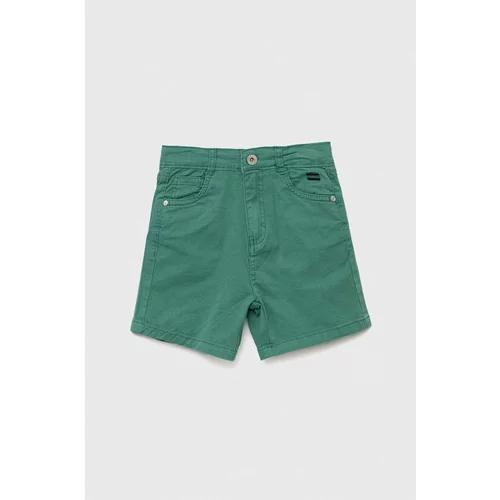 Birba Trybeyond Otroške kratke hlače zelena barva