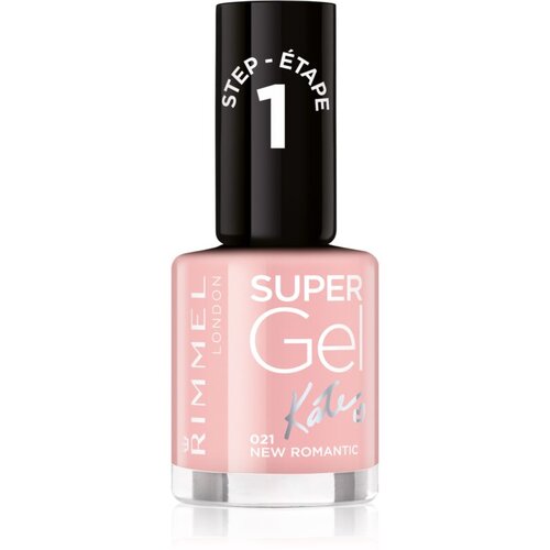 Rimmel London Super Gel By Kate gel lak za nohte brez uporabe UV/LED lučke odtenek 021 New Romantic 12 ml Cene