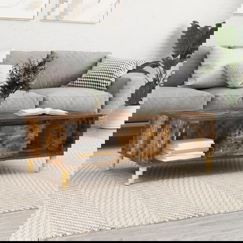 VidaXL Dimljeni hrast 103,5 x 60 x 35 cm Konstruiran les Slike