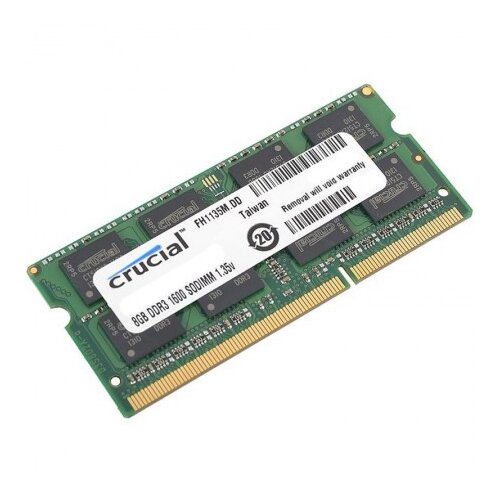 Crucial RAM za prenosnike SODIMM 8GB 1600MHz 1,35V DDR3L (CT102464BF160B) Cene