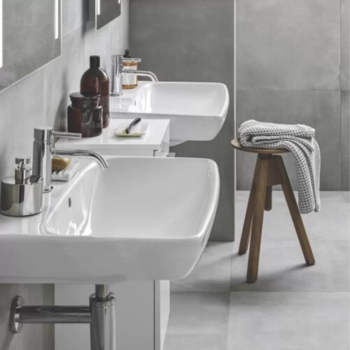 Geberit lavabo zidni selnova square 600X460 500.300.01.7 Slike