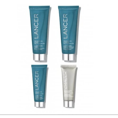 LANCER THE METHOD INTRO KIT Oily-Congested Skin darilni set (za mastno kožo) Slike