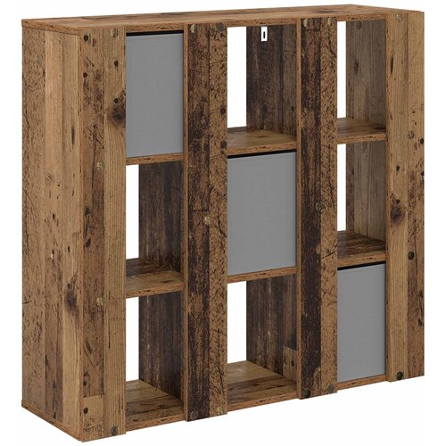  Kreveta s ladicama Staro drvo 88,5 x 29 x 84,5 cm Slike