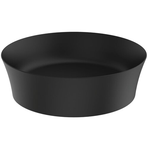 Ideal Standard Mat črn keramičen okrogel umivalnik ø 40 cm Ipalyss – Cene