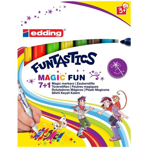  Komplet markerjev za otroke EDDING FUNTASTICS MAGIC FUN RABLJENO Cene