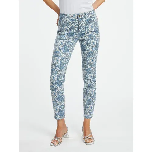 Orsay Blue Women Patterned Slim Fit Jeans - Women