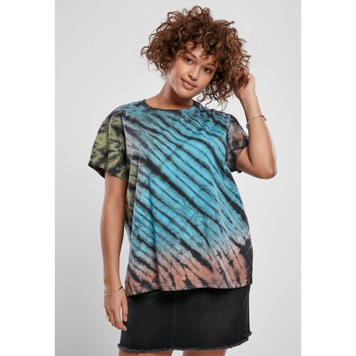 UC Ladies Women's T-shirt Tie Dye Boyfriend Tee black Cene