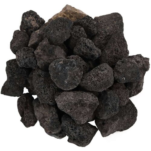 VidaXL Vulkansko kamenje 25 kg crno 3-5 cm Slike