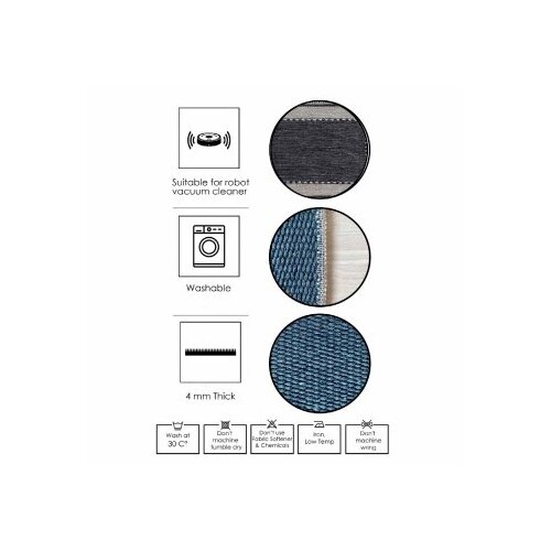 Conceptum Hypnose tepih Woosonil132, 80x50cm, tamno siva Slike