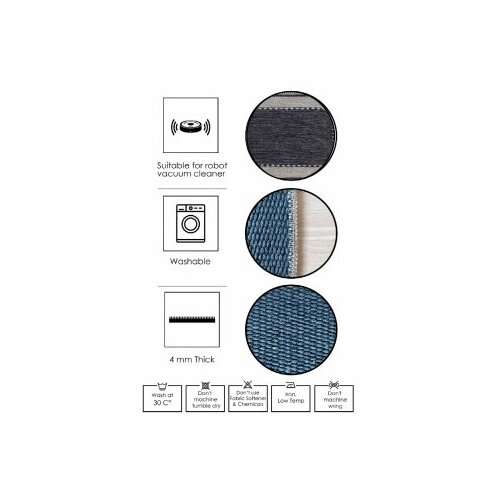 Conceptum Hypnose Woosonıl132 whitegreyblack carpet (50 x 80) Slike