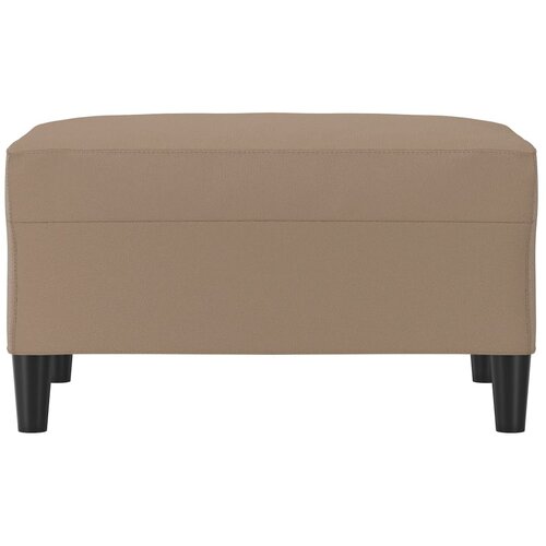  Tabure boja cappuccina 70 x 55 x 41 cm od umjetne kože Slike