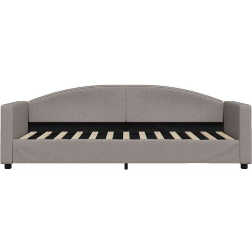  Dnevni krevet smeđesivi 80 x 200 cm od tkanine Slike