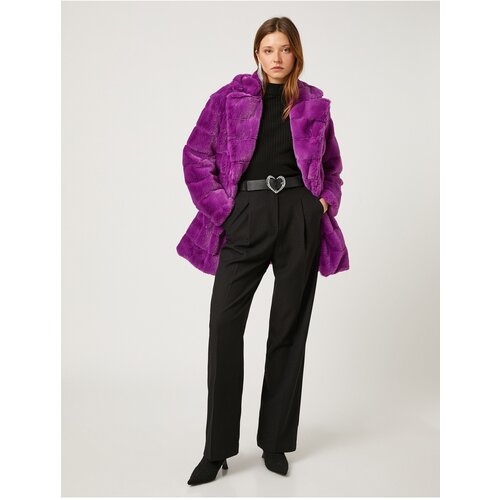 Koton Coat - Purple - Basic Slike