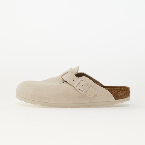 Birkenstock Sneakers Boston Soft Footbed Suede Leather Antique White EUR 41 Cene