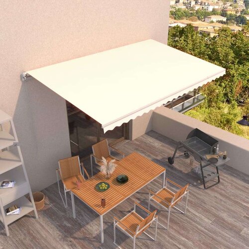  Tenda na ručno uvlačenje 500 x 300 cm krem Cijene