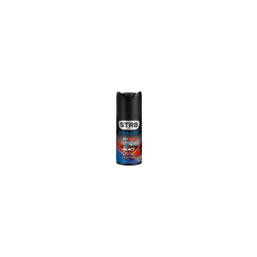 Str8 anti-perspirant cool+dry body react dezodorans sprej 150ml Slike
