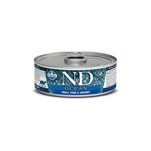 Nuevo N&D hrana u konzervi za mačke - ocean - tuna i račići - 80gr Slike