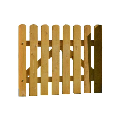 x Vrata za drvenu ogradu (100 80 cm, Borovina / smrekovina, Boje ariša)