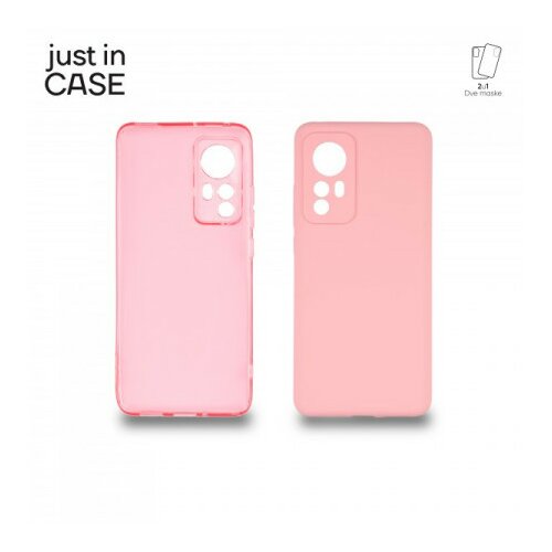 Just in case 2u1 extra case mix paket pink za Xiaomi 12 ( MIX313PK ) Slike