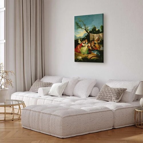  Slika - Francisco Goya &amp;ndash; The Washerwomen 40x60 Na talijanskom platnu Slike