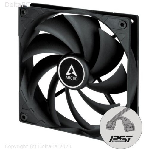 Arctic F14 PWM Fan 14cm black Slike