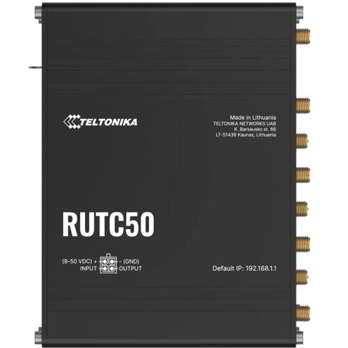 Teltonika usmerjevalnik WiFi6 3000Mb 5G 2xSIM GPS RUTC50 Cene