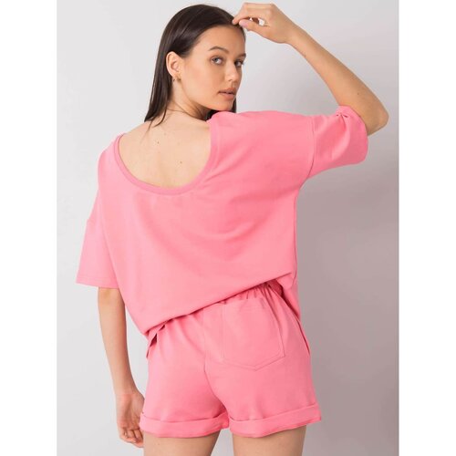 Fashion Hunters women's pink cotton set Slike