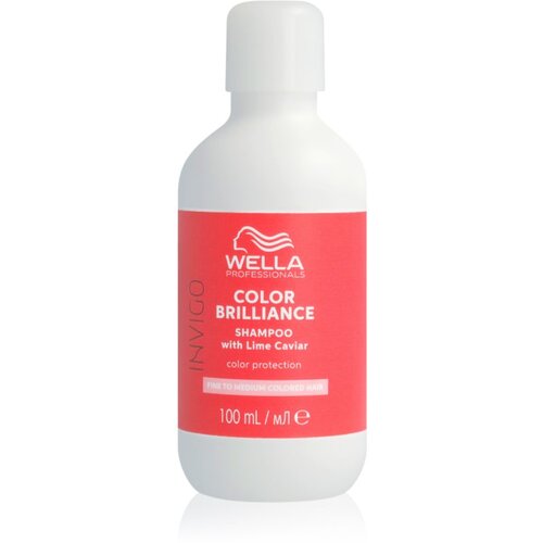 Wella Professionals Invigo Color Brilliance &amp;scaron;ampon za normalne in tanke lase za za&amp;scaron;čito barve 100 ml Slike