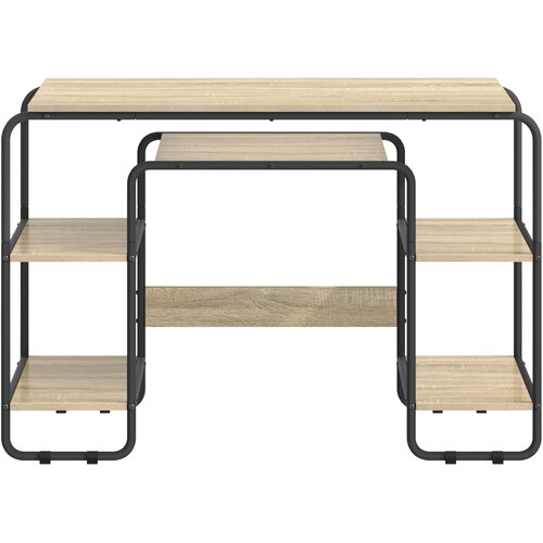  Stol s pohranom Hrast sonoma 113,5 x 52 x 75,5 cm Slike
