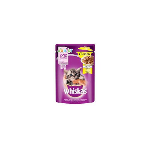 whiscas purina hrana za odrasle mačiće whiskas casserole, piletina u želeu, 85g Cene