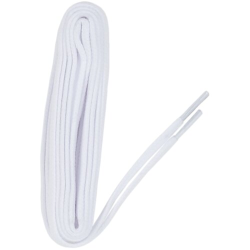 Famaco Vezalke LACET PLAT 120 CM BLANC Bela Slike