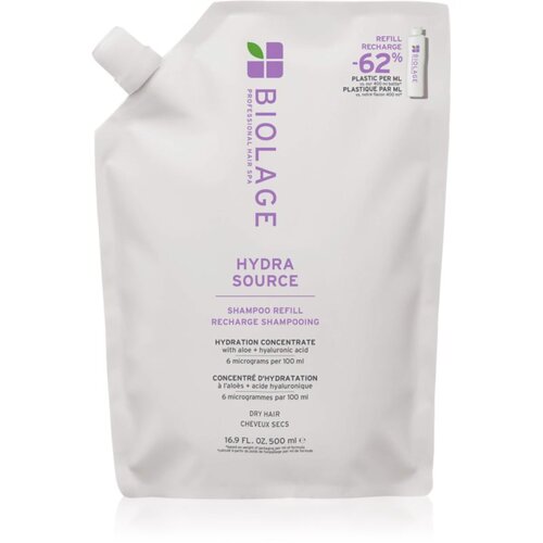 Biolage Essentials HydraSource &amp;scaron;ampon za suhe lase Refill 500 ml Slike