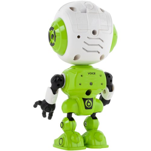  Interaktivni robot koji ponavlja riječi, svijetleće oči, zeleni Slike