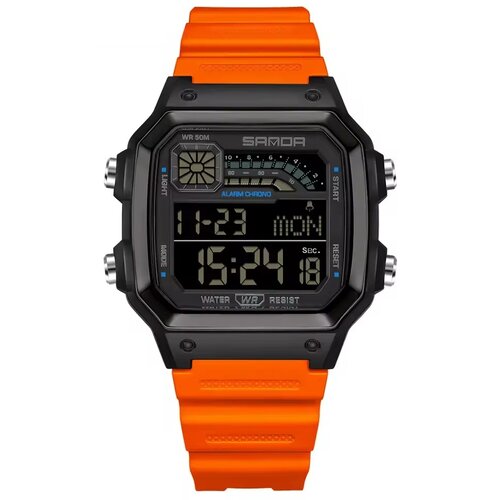 Sanda Digitalni sat BA-41795 - Narančasti / Crni Slike