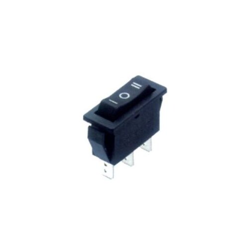 Prekidač ugradbeni uski I-0-II crni 2/1, KCD3-008 Green Tech Cene