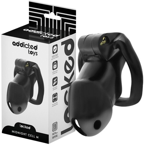 Addicted Toys Locked Kletka Za Penis Addicted Toys Midnight Cell (m) Slike