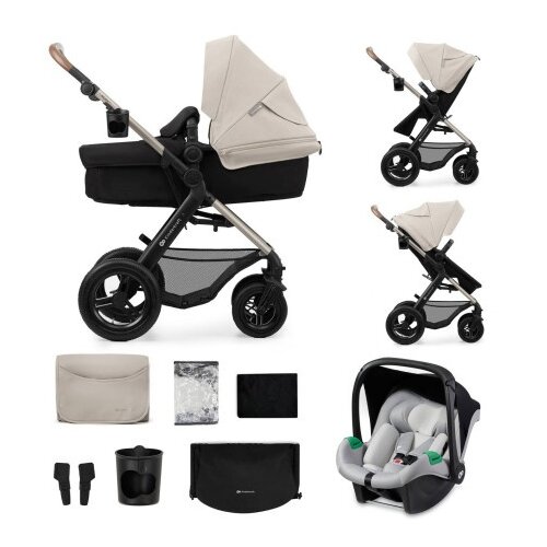 Kinderkraft kolica moov 2 air 3u1 light grey ( KSMOOV02LGR3000 ) Slike