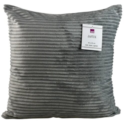 STIL Jastuk Rib sivi 45x45 cm Slike