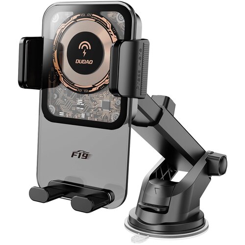 Dudao F19 AVTO DRSALNIK Z 15W INDUKTIVNIM POLNILNIKOM ZA PAMETNE TELEFONE, BELA, (5000259970) Cene