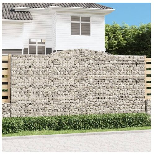  Lučne gabionske košare 5 kom 400x50x200/220cm pocinčano željezo Cene