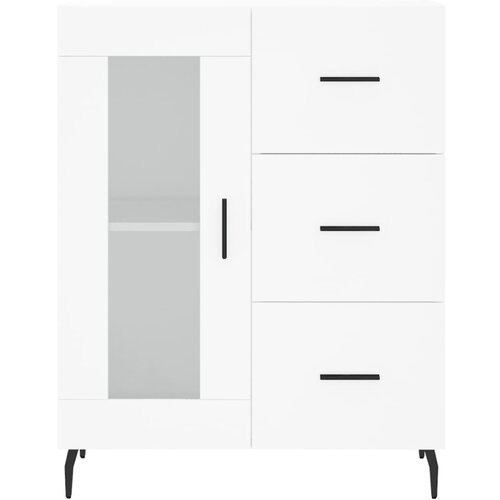  Komoda bijela 69,5x34x90 cm od konstruiranog drva Slike