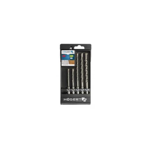 Hoegert 5-dijelni set burgija za beton 5.0-10mm SDS-PLUS BX4 HT6D370 Slike