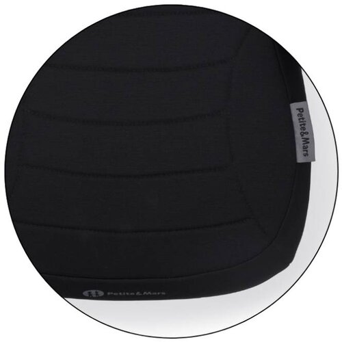 Petite&amp;amp;Mars booster autosjedalica Zuno (125-150 cm) bez Isofix-a, Coal Black Slike