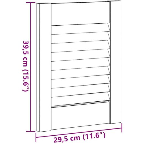  Vrata za ormarić Louvred Dizajn 4 kom 39 5x29 5 cm Slike
