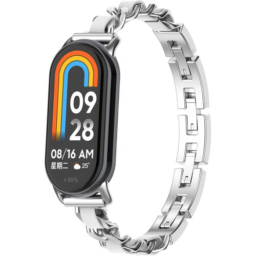 INF Pašček za uro Xiaomi Band 9/9 NFC Silver, (21402135) Cene