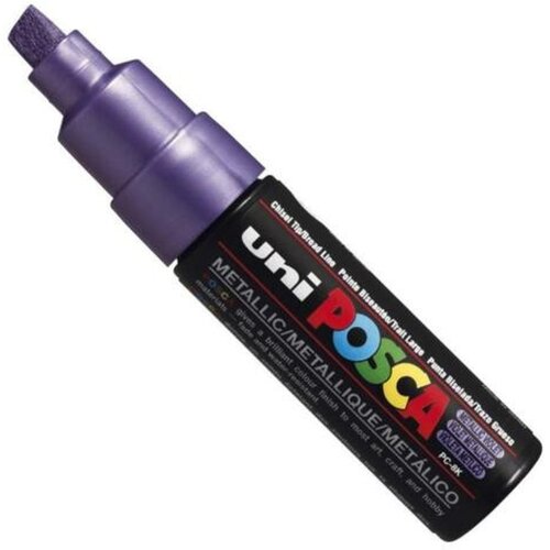 POSCA Uni flomaster; konica 8 mm prirezana; kovinsko vijoličen, (22005608) Cene